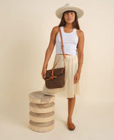 Carmen Crossbody | Oak Brown
