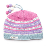 Thame Pom Tassel Hat Blue/Pink - Sumiye Co