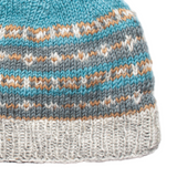 Thame Pom Tassel Hat Grey/Blue - Sumiye Co