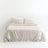Linen Duvet Cover Set - Natural Chambray - Sumiye Co