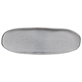 Shallow Organic Oval Platter Large Set of 4