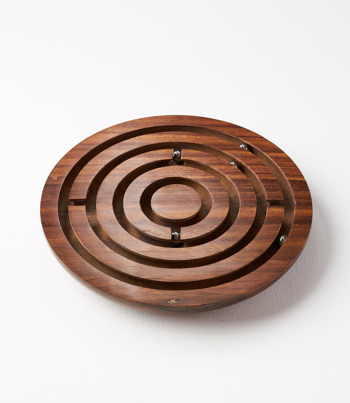 Classic Labyrinth Game -  Hand Carved Wood by Matr Boomie - Sumiye Co