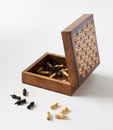 Travel Chess Game -  Handcrafted Wood Pegs by Matr Boomie - Sumiye Co
