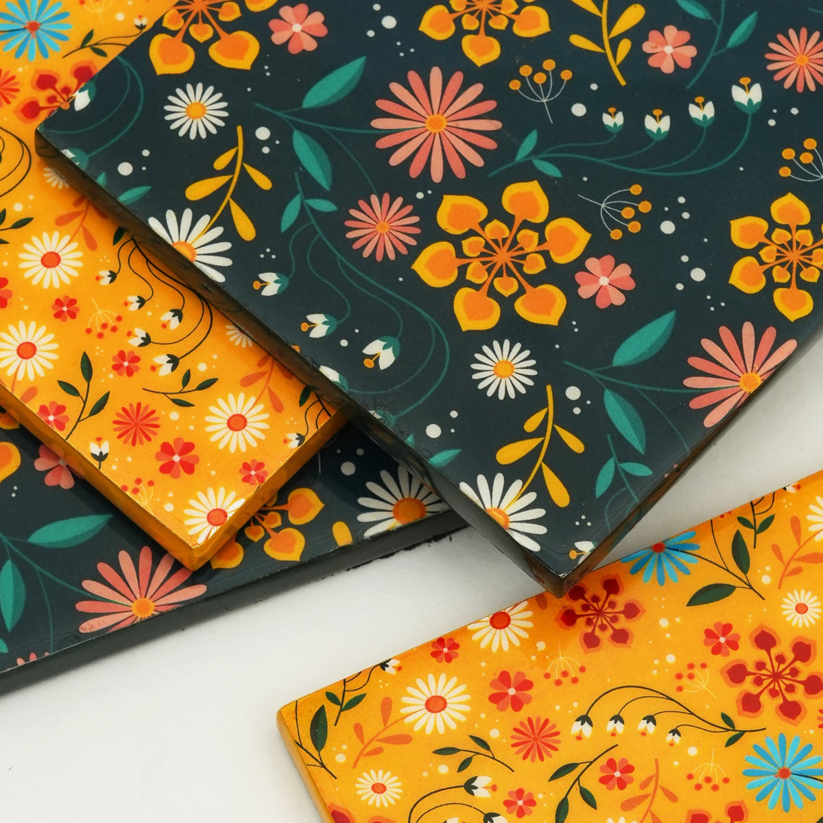 Sunburst Bloom Coasters