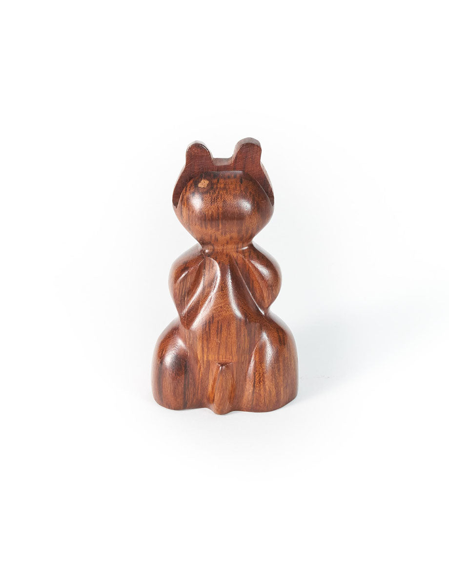 Bear Eyeglasses Holder Stand - Handcrafted Sheesham Wood by Matr Boomie - Sumiye Co