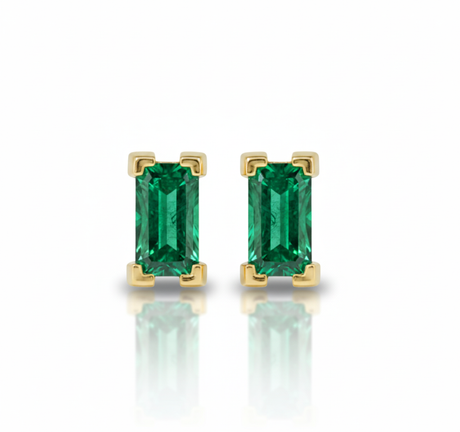Opaline Emerald Studs-0