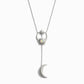 Sun, Moon & Stars Lariat Necklace by Awe Inspired