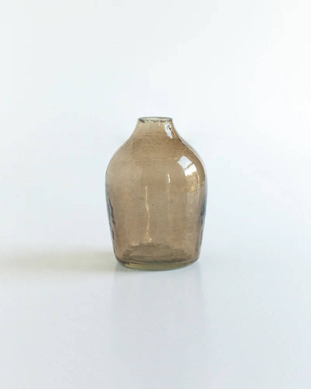 S/3 Hammered Bud Vases - Smoke - Sumiye Co