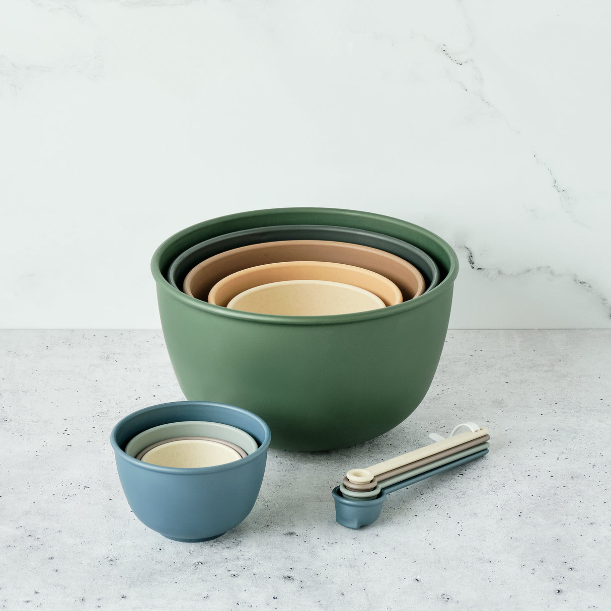 Eco-Friendly Kitchenware Bundle – Mixing Bowls & Measuring Tools - Sumiye Co