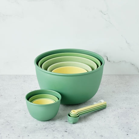 Eco-Friendly Kitchenware Bundle – Mixing Bowls & Measuring Tools - Sumiye Co