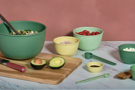 Eco-Friendly Kitchenware Bundle – Mixing Bowls & Measuring Tools - Sumiye Co