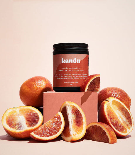 blood orange vetiver 8oz candle by Matr Boomie - Sumiye Co