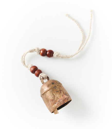6" Rustic Noah Cow Bell Wind Chime - Hand Tuned by Matr Boomie - Sumiye Co