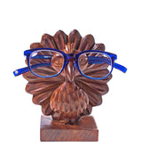 Peacock Glasses Holder Stand - Handcrafted Wood by Matr Boomie - Sumiye Co