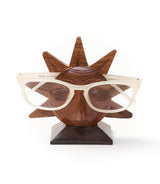 Sun Eyeglass Holder Stand - Handcrafted Sheesham Wood by Matr Boomie - Sumiye Co