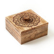 Mandala Keepsake Box - Mango Wood, Fair Trade by Matr Boomie - Sumiye Co