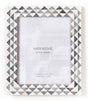 Varuna 8x10 Gray and White Picture Frame - Handcrafted Bone - Sumiye Co