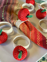 Red Apple Napkin Ring  – Table Decor Colombia