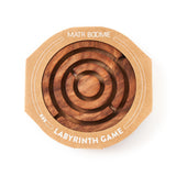 Classic Labyrinth Game -  Hand Carved Wood by Matr Boomie - Sumiye Co