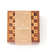 Travel Chess Game -  Handcrafted Wood Pegs by Matr Boomie - Sumiye Co