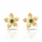 Elora Emerald Studs-0
