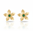 Elora Emerald Studs-0