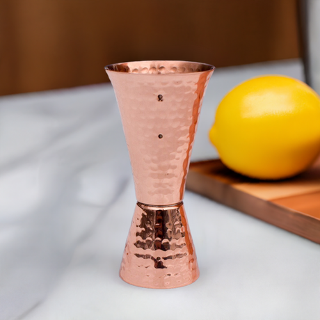 Premium Hammered Copper Double Sided Jigger (Gift Box) - Sumiye Co