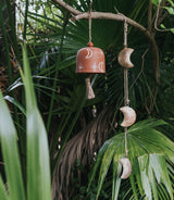 Vasanta Moon & Stars Wind Chime - Terracotta by Matr Boomie - Sumiye Co