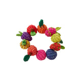 Multi Fruit Woven Napkin Rings (Set of 4)