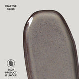 Shallow Organic Oval Platter Small Set of 4