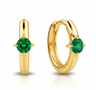 Solara Emerald Hoops-0