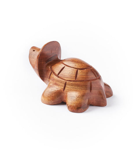 Turtle Eyeglasses Holder/Stand - Hand Carved Indian Rosewood by Matr Boomie - Sumiye Co