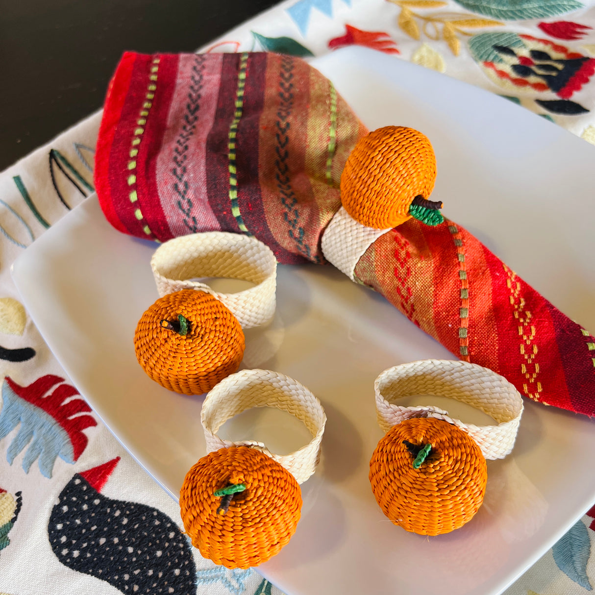 Pumpkin Napkin Ring  – Table Decor Colombia
