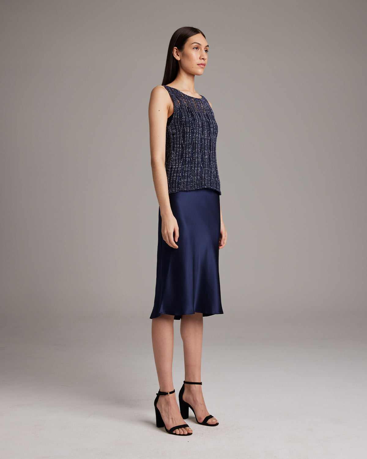 Lace Knit Tank - Sumiye Co