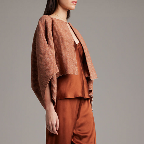 Shimmering Cotton Bolero - Sumiye Co