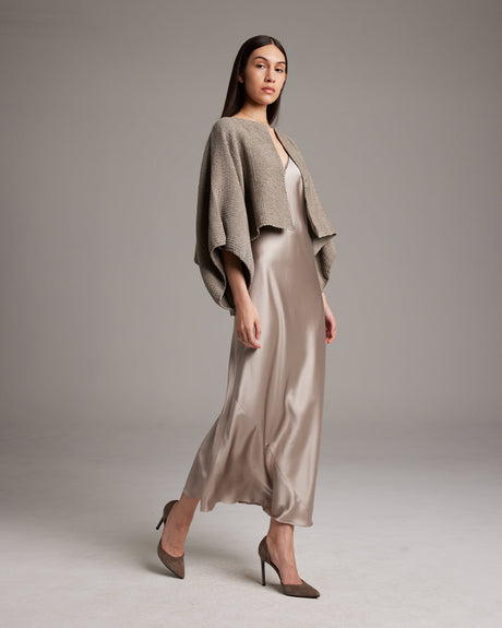 Shimmering Cotton Bolero - Sumiye Co