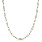 4mm Elongated Link Chain Necklace