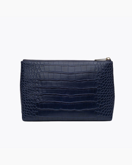 The Snacker - Navy Croc | Designer Lunch Bags & Totes - Sumiye Co
