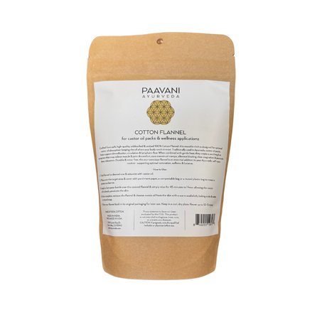 Cotton Flannel | Reusable Cloth for Ayurvedic Castor Oil Pack Rituals-0