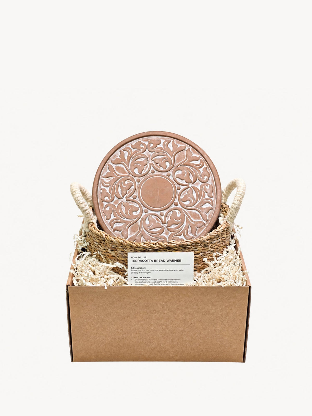 Bread Warmer & Basket - Vintage Vine Round-0