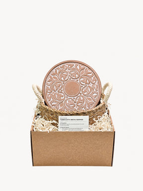 Bread Warmer & Basket - Vintage Vine Round-0