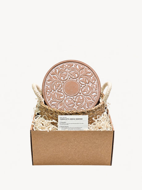 Bread Warmer & Basket - Vintage Vine Round-0