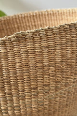 Handwoven Natural Planter Basket