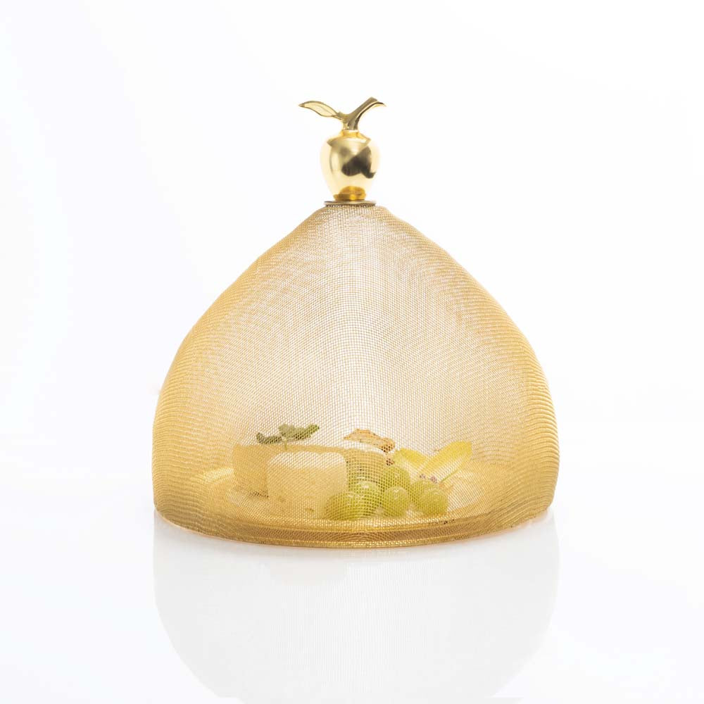 Mesh Domes Set of 2 (1 Each Lg & Sm) - Gold