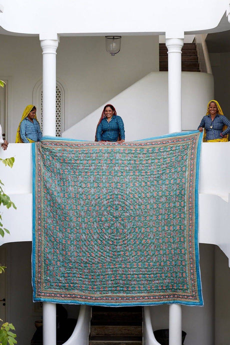 Topanga Quilt (Reversible) | Artisanal Handmade Bedding Sets - Sumiye Co