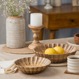 Scallop Serenity Bowls - Natural - Sumiye Co
