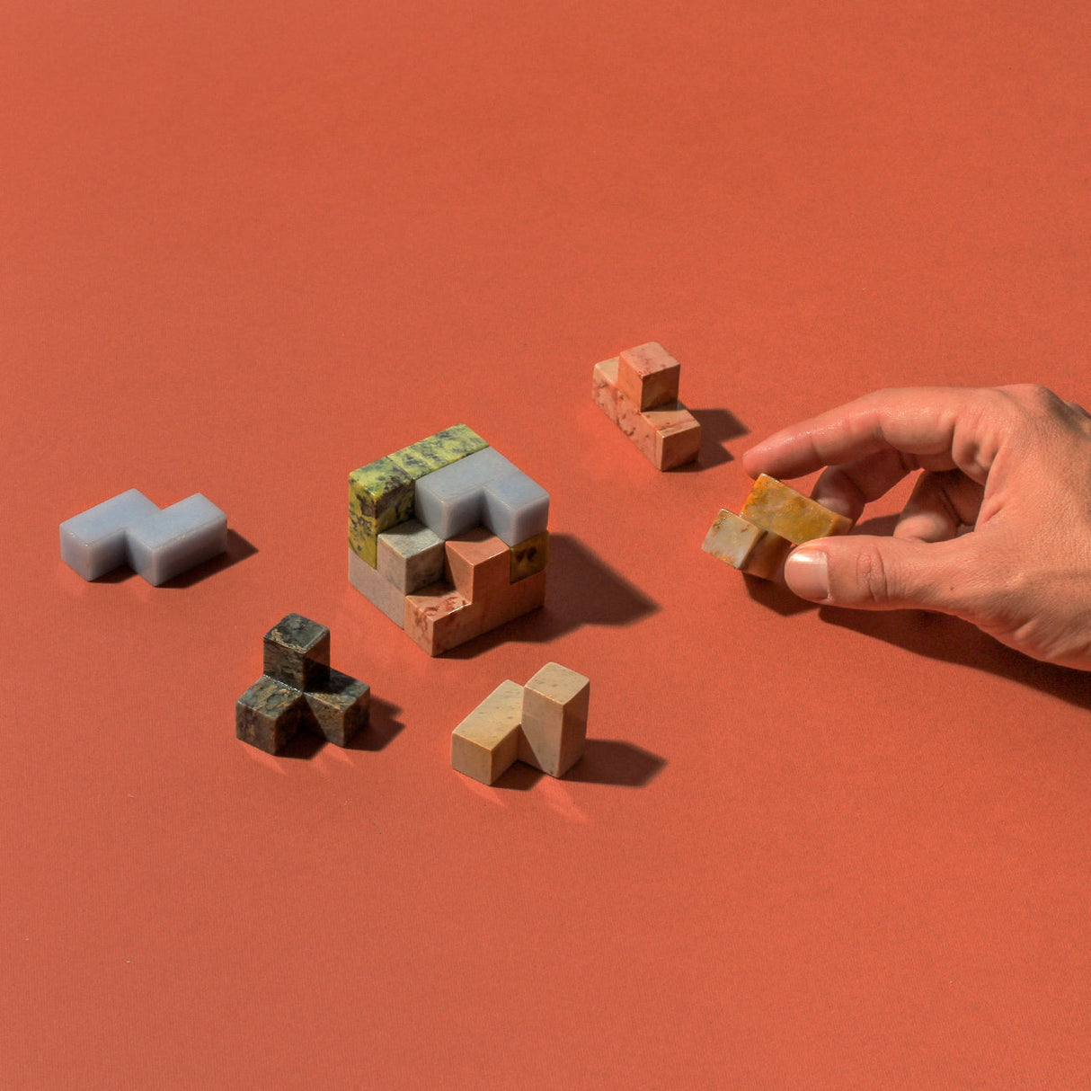 Gemstone Soma Cube Puzzle - Sumiye Co