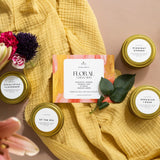 Floral Collection - 4 Pack | 6oz Travel Scented Candles