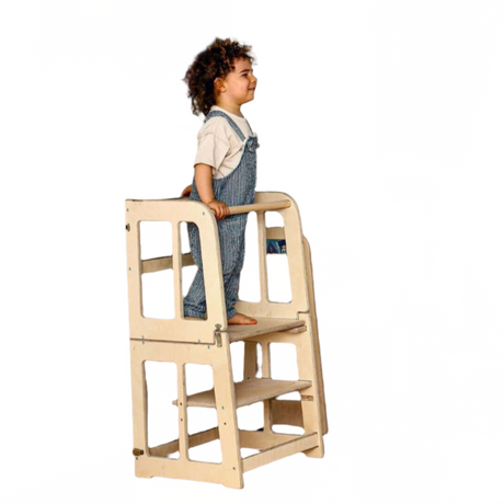 2in1 Montessori Learning Tower & Desk - Sumiye Co