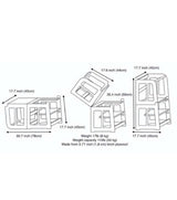 2in1 Montessori Learning Tower & Desk-4